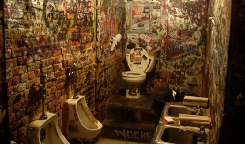 grafiti tualete