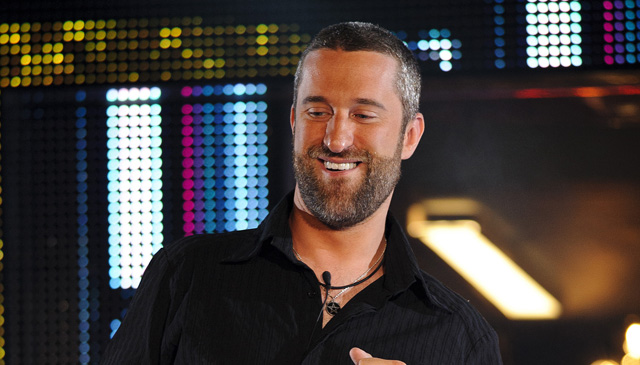 BOREHAMWOOD, ENGLAND - SEPTEMBER 06: Dustin Diamond is evicted from the Celebrity Big Brother house at Elstree Studios on September 6, 2013 in Borehamwood, England. (Photo by Ben A. Pruchnie/Getty Images)