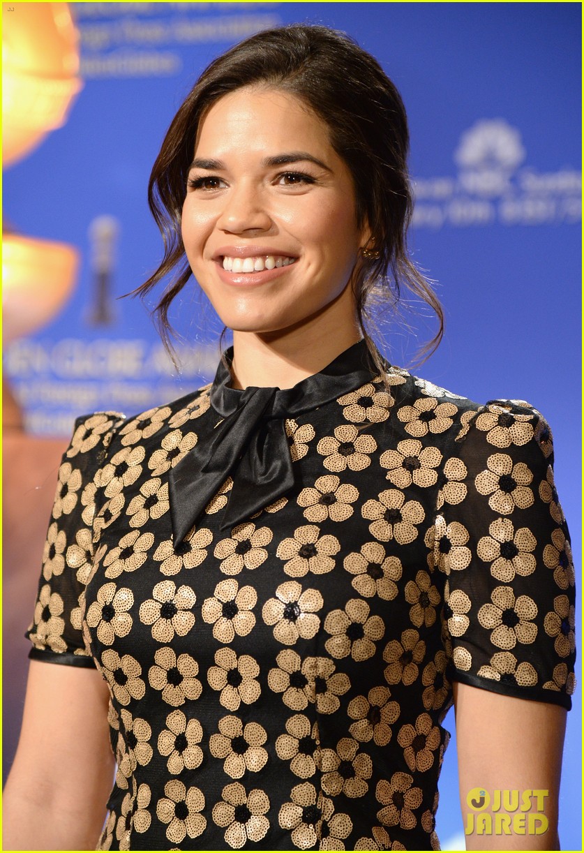 LOS ANGELES, CA - DECEMBER 10:  Actress America Ferrera attends the Moet & Chandon Toast at The 73rd Annual Golden Globe Awards Nominations at The Beverly Hilton Hotel on December 10, 2015 in Los Angeles, California.  (Photo by Michael Kovac/Getty Images for Moet & Chandon)