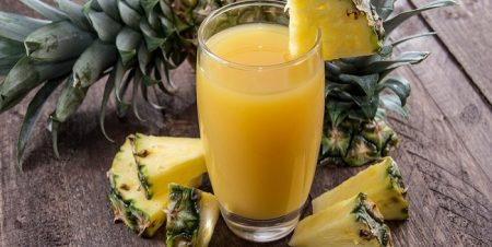 Fresh Made Pineapple Juice