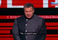 Krievi pieprasa noņemt slaveno Vladimiru Solovjovu no federālajiem kanāliem