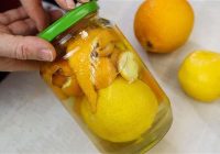 Pārvērtiet citrona un apelsīna mizas atlikumus par sensacionālu virtuves tīrīšanas līdzekli. Sens vecmāmiņu triks