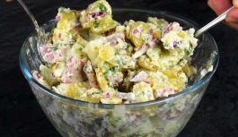 Vācu salāti – labākā variācija, kas būs vīriešu iecienītākais ēdiens; Apēd 2 minūtēs