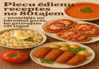 Piecu ēdienu receptes no 80tajiem – nostalģija un bērnības garša, ko gatavojam vēl tagad