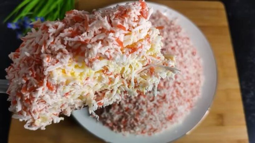 Gaisīgi, maigi un apetelīgi salāti “Maigums” svētku galdam