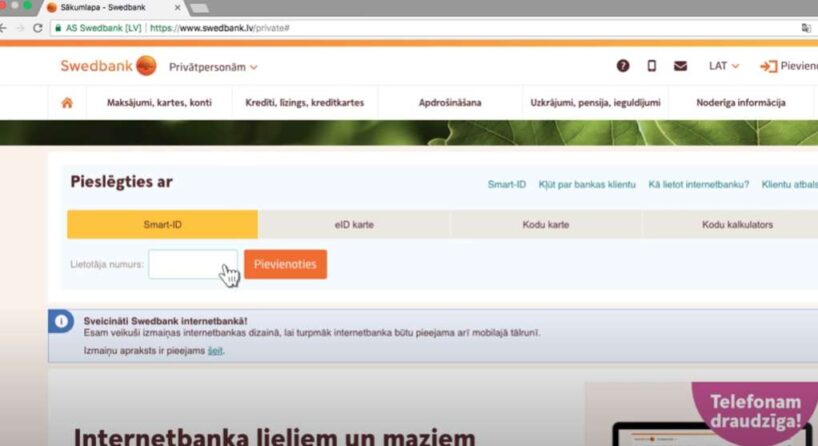 Nepatīkama ziņa daudziem ”Swedbank” klientiem: ”Ienākumi strauji samazinās”