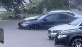 Saldus un Kuldīga pludo! Meteorologs Martins Bergšteins publisko video liecības no šodienas dabas stihijām, kas gaidāmas visā Latvijā