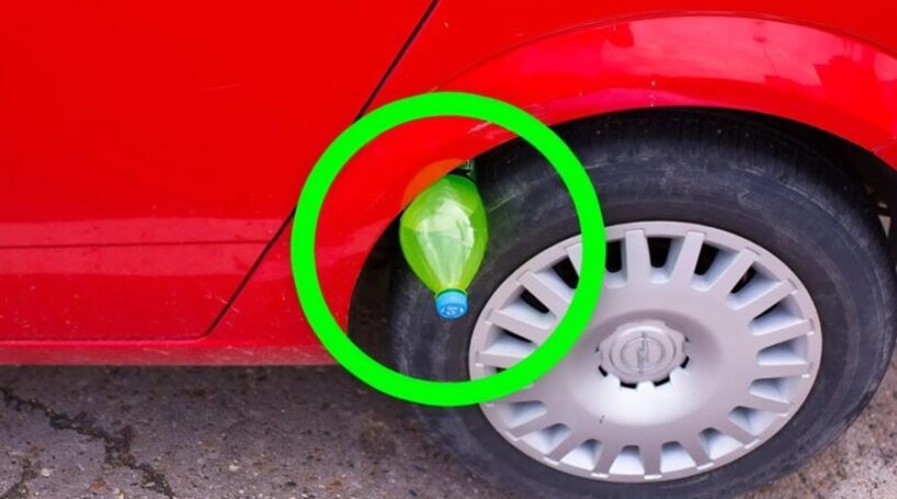 Ja pamani plastmasas pudeli uz sava auto riepas – esi uzmanīgs: tas var nozīmēt nepatikšanas