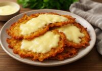 Sātīgs un nedārgs ēdiens, kas garšo visai ģimenei: kartupeļu pankūkas ar siera cepurīti Sātīgs un nedārgs ēdiens, kas garšo visai ģimenei: kartupeļu pankūkas ar siera cepurīti