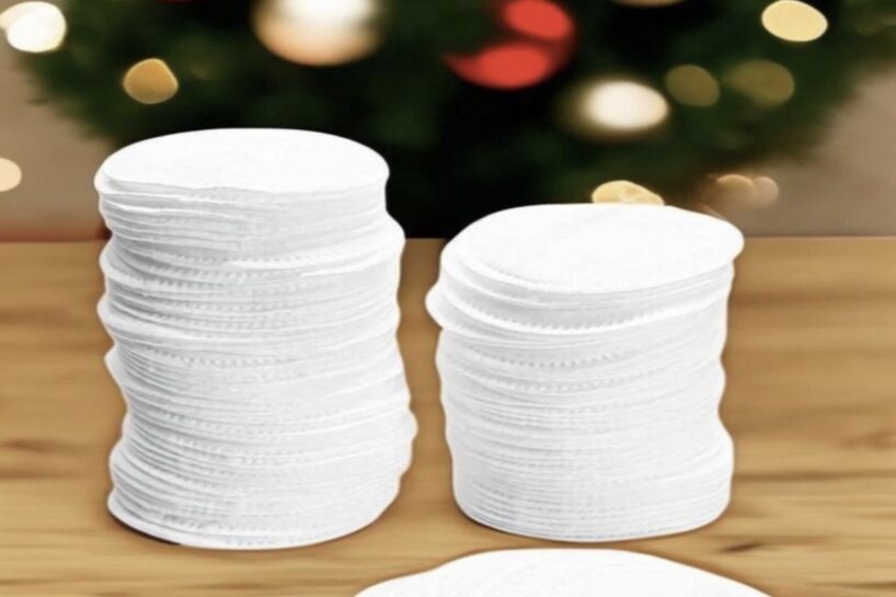 Vienkāršs paņēmiens ar vates diskiem: sniegpārslas, kas izdodas ikvienam