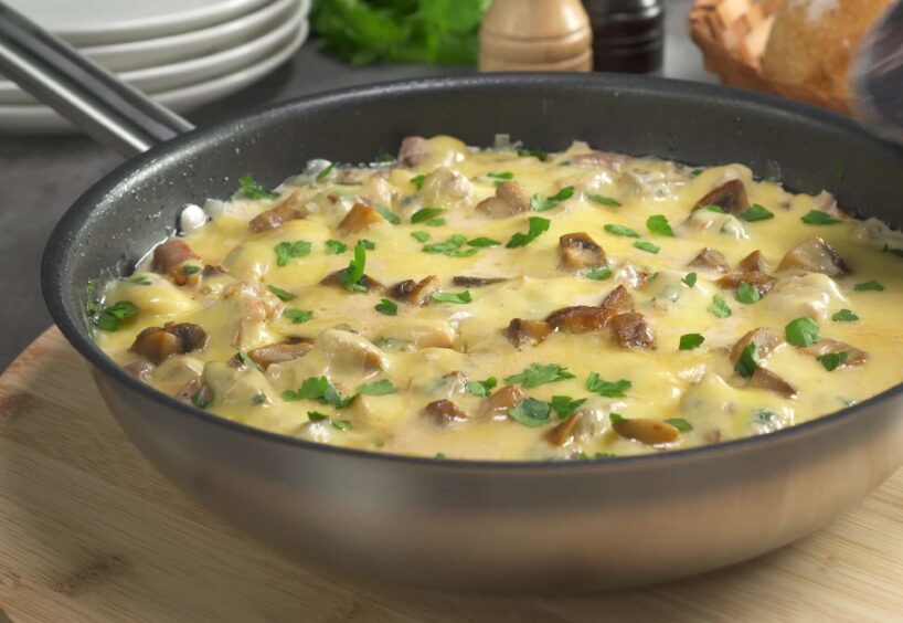 Labākais Žuljēns ar sieru, ko man gatavoja mans draugs no Francijas: ļoti garšīgs un sātīgs ēdiens