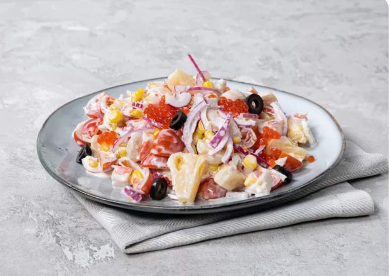 Salāti “Kleopatra” būs kā krāšņs rotājums jūsu galdam un īsta bauda garšas kārpiņām