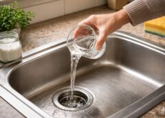 Notekas vairs nesmakos un neaizsērēs, ja izlietnē ieliesiet vienu pavisam parastu virtuves sastāvdaļu