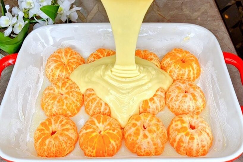 Kad mājās ir daži mandarīni un divas olas, vienmēr cepu šo gardo vecmāmiņas pīrāgu – der gan svētkiem, gan ikdienai