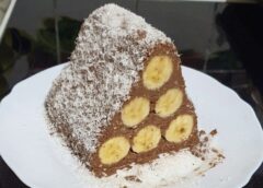 Ņemu pāris banānus un nieka brīdī pagatavoju mutē kūstošu desertu Jaungada svētku galdam bez cepšanas, cepumiem un miltiem