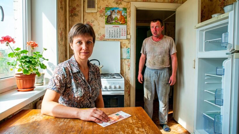 Vīrs, Sandis, no manis slēpa daļu savas algas, un es pārstāju pirkt pārtikas preces par savu naudu – tad arī viss atklājās