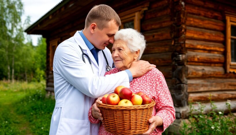 Omīte veda ābolus uz tirgu un saļima: svešinieks viņai palīdzēja un mēnesi vēlāk liktenis viņus atkal saveda kopā