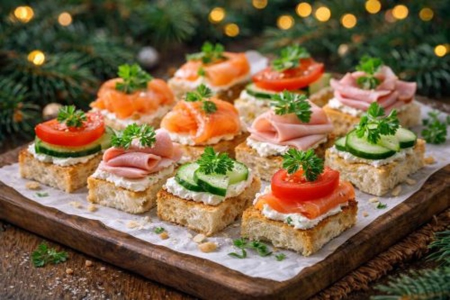 Vairs nekādas stāvēšanas pie plīts: 5 modernas uzkodas Jaungada galdam, ko var pagatavot 15 minūtēs