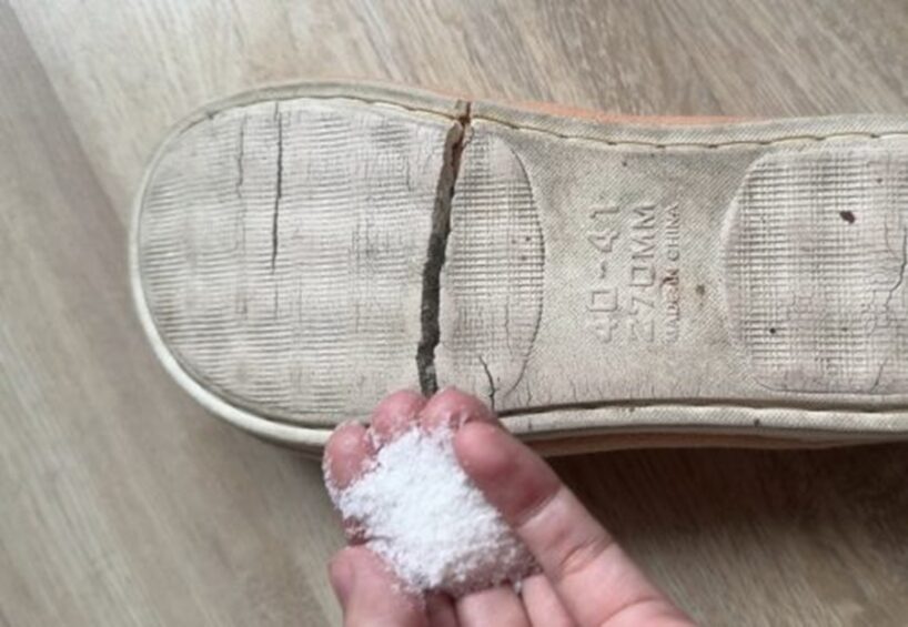 Plīsušas zoles remonts ar sāli: apavu meistara pārbaudītā metode