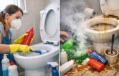 7 lietas, kuras noteikti nevajadzētu darīt, tīrot tualeti