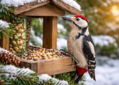 Dzenis kā pastāvīgs viesis ziemas dārzā: kārums pie barotavas, kas viņam garšo vislabāk