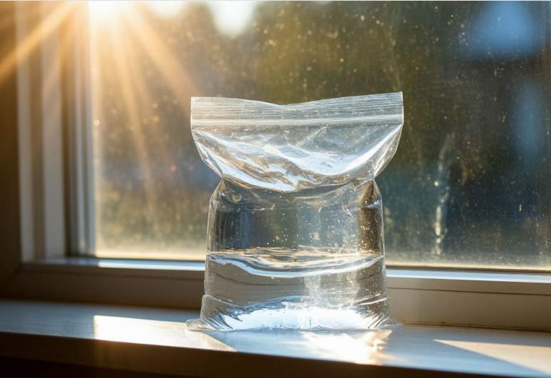 Kāpēc es vienmēr turu ūdens maisiņu uz palodzes. Uzticams veids, kā aizmirst par šo kaitinošo problēmu