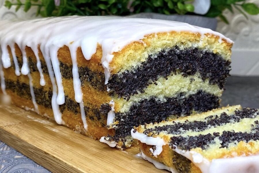 Gards citronu kēkss ar maigu magoņu pildījumu visai ģimenei: klasiska garša bez liekas rosības