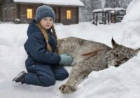 Pirms gada bērni atnesa mājās kaķēnu – izrādījās, ka tas ir lūsis
