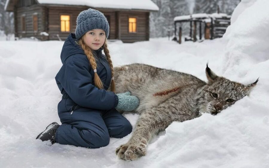 Pirms gada bērni atnesa mājās kaķēnu – izrādījās, ka tas ir lūsis