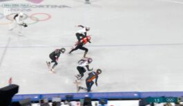 Vēsturisks mirklis: Roberts Krūzbergs kļūst par pirmo latvieti olimpiskā šorttreka A finālā Vēsturisks mirklis: Roberts Krūzbergs kļūst par pirmo latvieti olimpiskā šorttreka A finālā