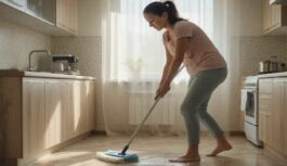 Grīdas spīdēs bez liekas piepūles: pievienoju ūdens spainim tikai divas saujas šī vienkāršā produkta