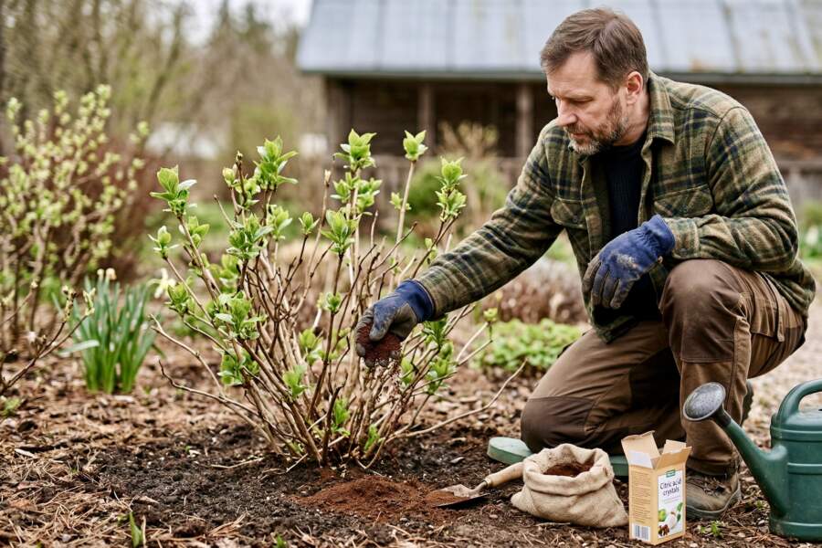 Kā paskābināt augsni hortenzijām: dabiski veidi krāšņai un košai ziedēšanai