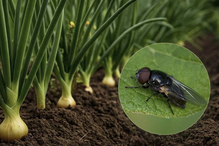 Sīpolu muša dobēm pat klāt neķersies: ar ko apstrādāt augsni un sīksīpolus