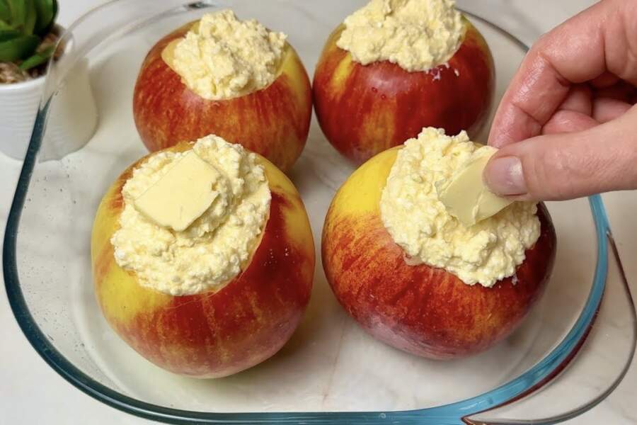 Ņemu sauju ar biezpienu un lieku to ābolos – pēc 30 minūtēm saucu visus uz tēju ar izcilu gardumu: cepumi paliek pagātnē