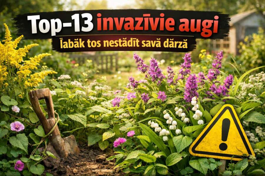 “Viņi tos iestāda un tad gadiem ilgi nevar no tiem atbrīvoties”: 13 populārākie invazīvie augi, no kuriem vislabāk izvairīties