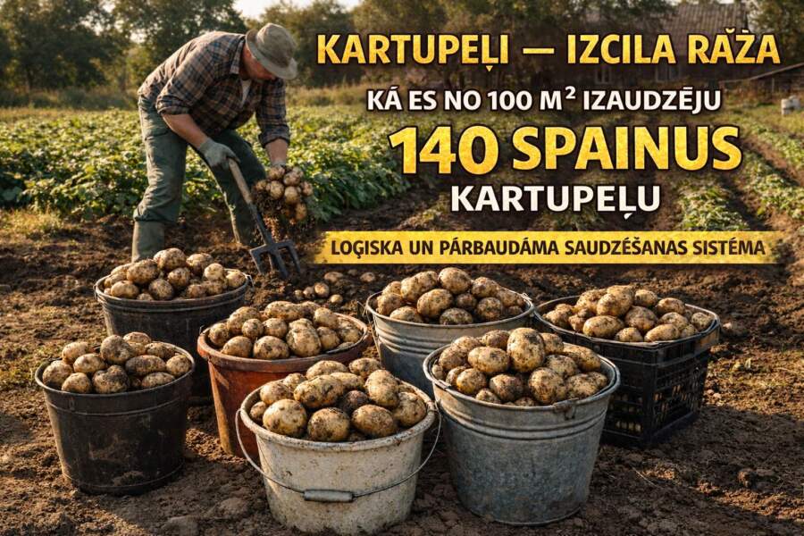 Mana vienkāršā kartupeļu stādīšanas metode, kas tiešām strādā – dalos tajā ar jums