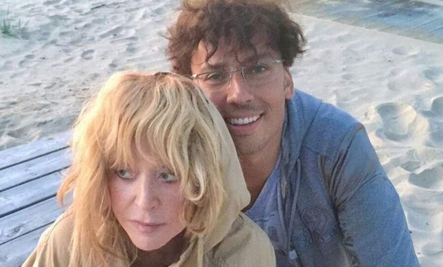 Alla Pugačova ar savu vīru Maksimu Galkinu