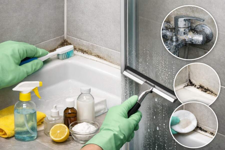 Tīras silikona šuves bez piepūles: Līdzekļi, kas tiešām strādā un nebojā materiālu