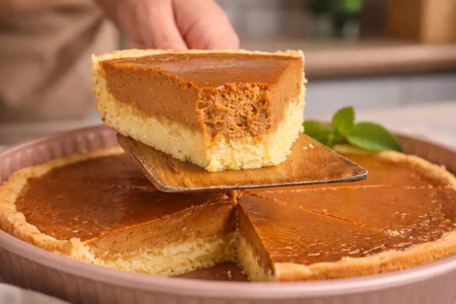 Tikai 3 sastāvdaļas pildījumam un mana 15 minūšu metode: kā es mājās gatavoju pavasarīgo “Karameles brīnumu”